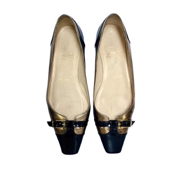 Christian Louboutin Metallic Flats Size 36/6 - Picture 3 of 8